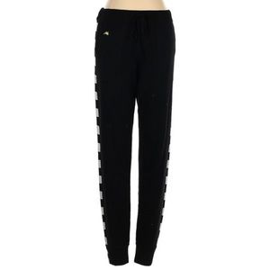 Bella Freud Track Pants in Black Wool